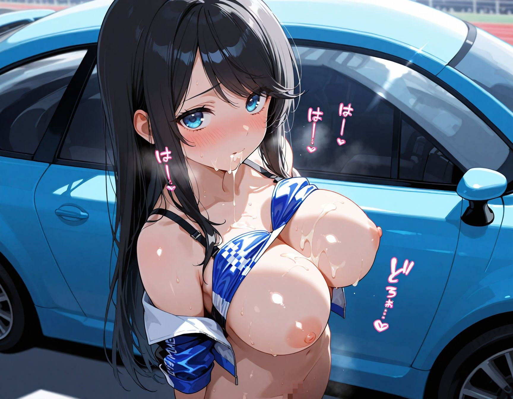 性育実習  レースクイーン編 - サンプル画像 9
