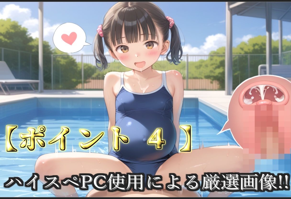 【新作価格】【豪華特典あり】スク水つるぺたロリ学園乱交 秘密の水泳授業集団孕ませ編【500個】 - サンプル画像 6