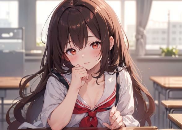 クラスで一番人気の超絶美女JKがエロすぎる - サンプル画像 1