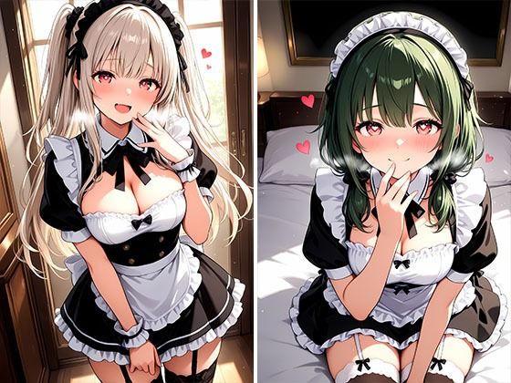 専属の性処理担当メイド達の性欲が強すぎる件！ Part2 - サンプル画像 2