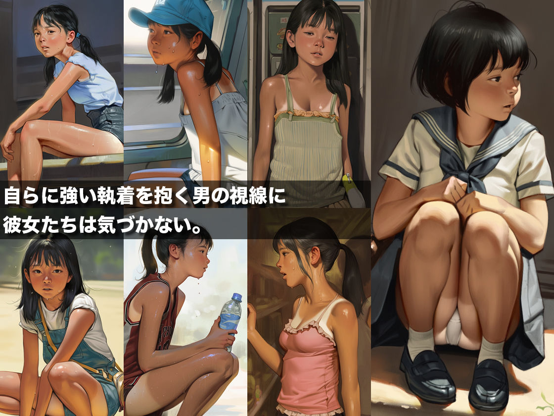 変態中年男の執着 - 夏休みの日焼け少女が誘拐・●物調教され、性奴●に堕ちた記録 - サンプル画像 1