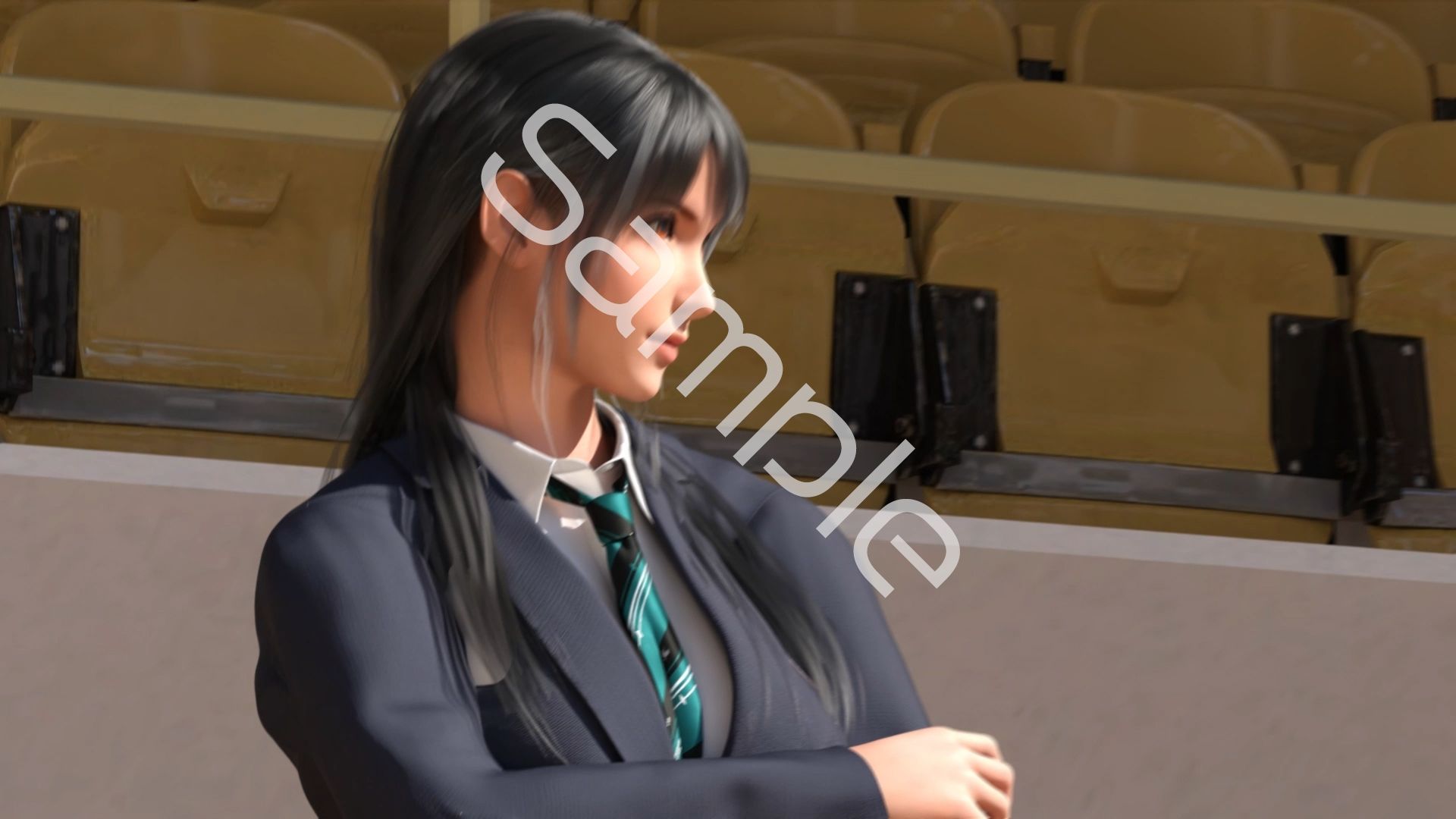 【●100】学生イングリッシュディベート全国大会に生徒会長 一ノ瀬廻里が臨む！Vol.02『選手入場とドスケベ放送部の暗躍再び！』 - サンプル画像 3