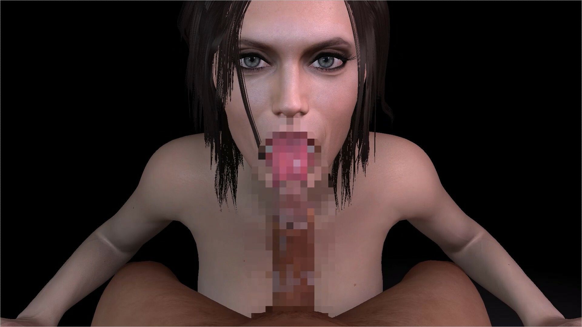 【ROMV317】ララ・クロフト - トゥームレイダー「手こきフェラチオパイズリぶっかけお掃除フェラ」 - サンプル画像 4