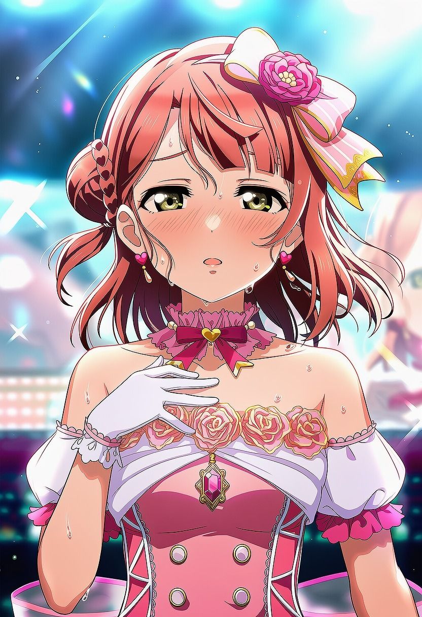 握手会でファン対応する学校のアイドル - サンプル画像 1