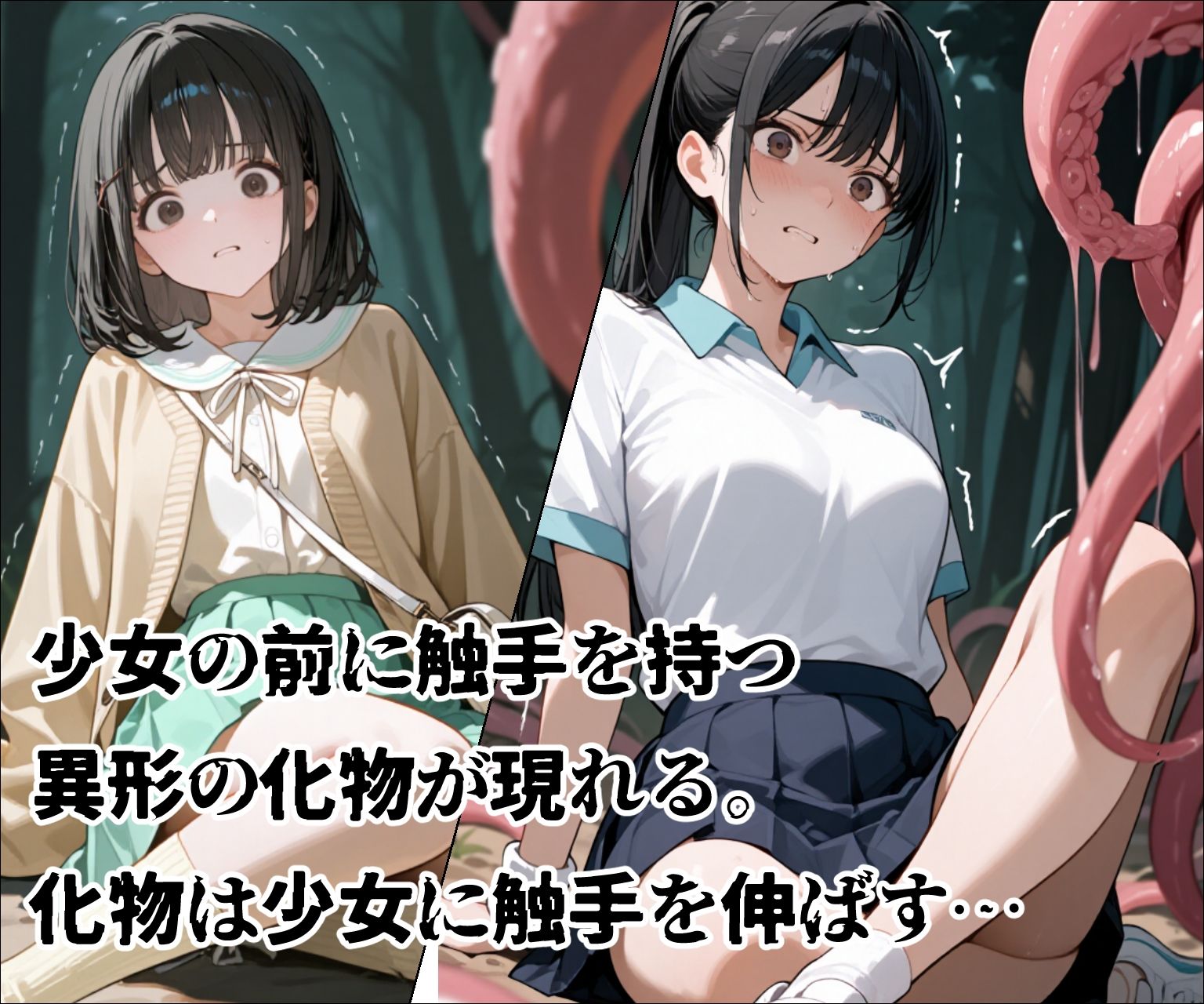 肉壁ノ檻 異形に捕らわれた女の子たちは丸呑みの末、終わらない快楽地獄に堕ちる… - サンプル画像 2