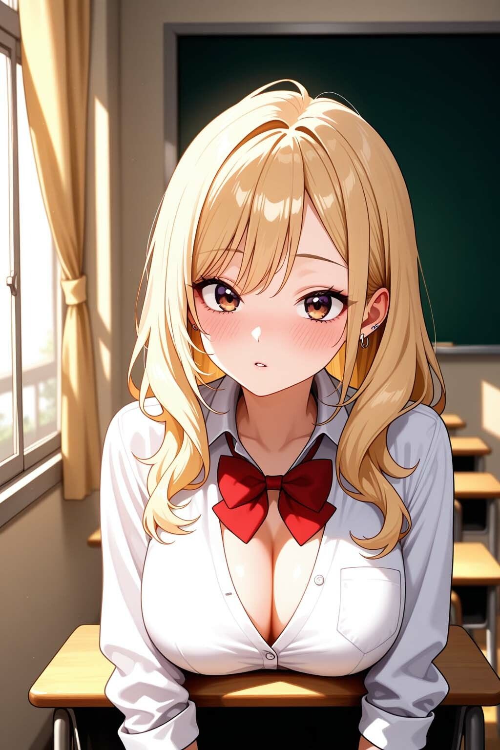 金髪ギャルの彼女 - サンプル画像 1