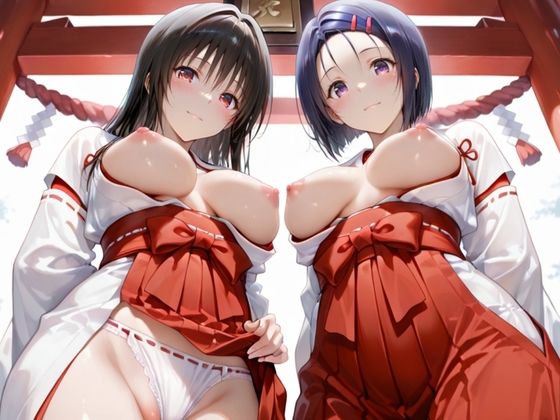 巫女みだれ祭  聖域で乱される白巫女  ToL〇veる編 - サンプル画像 1