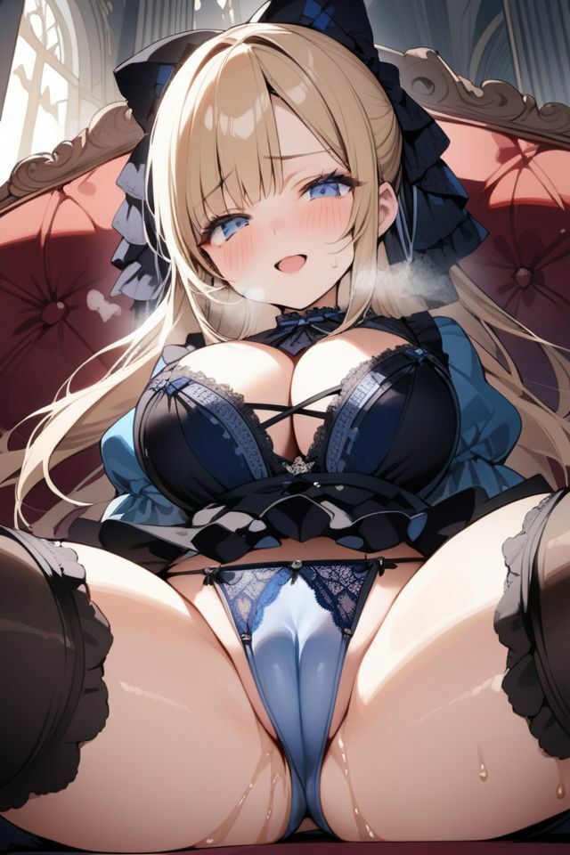 パンツを見せつけて興奮する変態お嬢様2 - サンプル画像 7