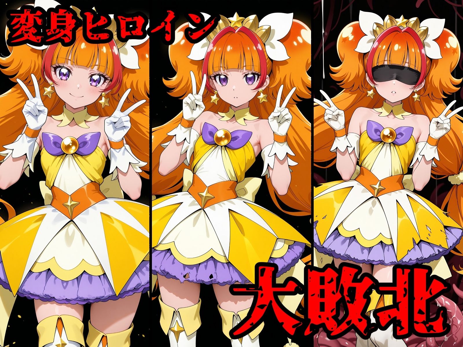 完全敗北ヒロイン 屈服するまでがプ○キュ○だ - サンプル画像 1