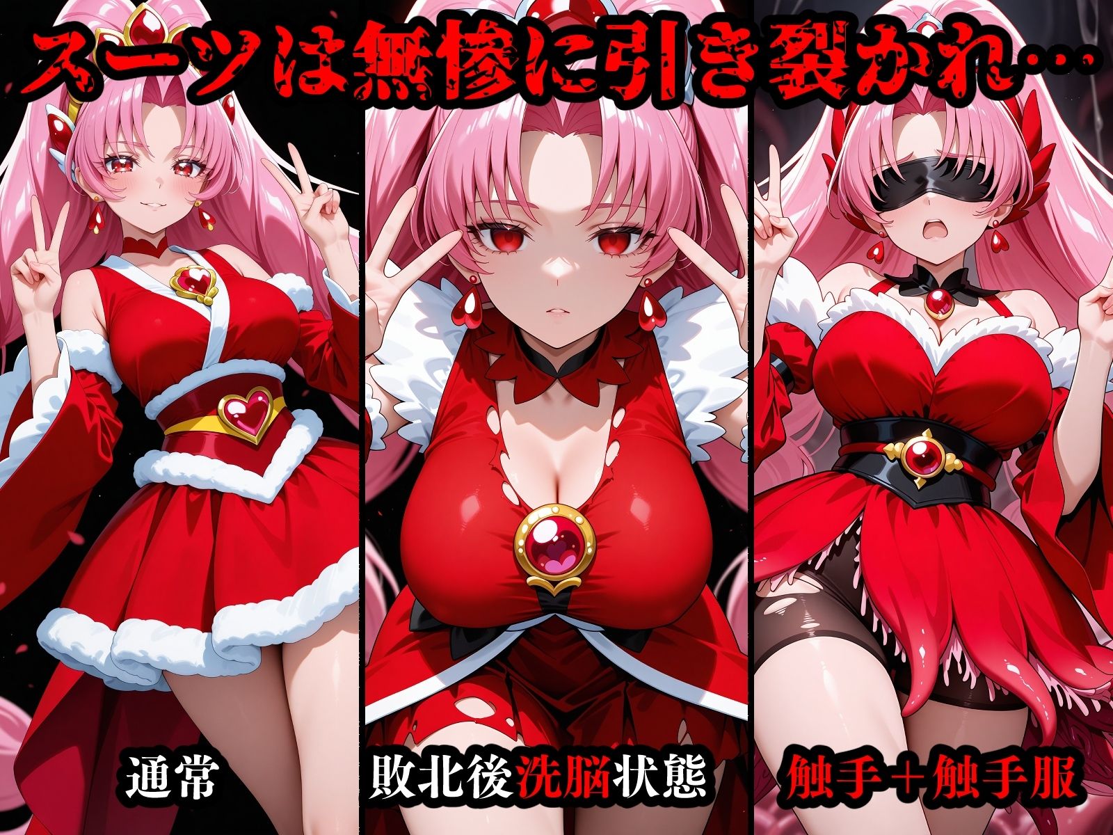 完全敗北ヒロイン 屈服するまでがプ○キュ○だ - サンプル画像 2