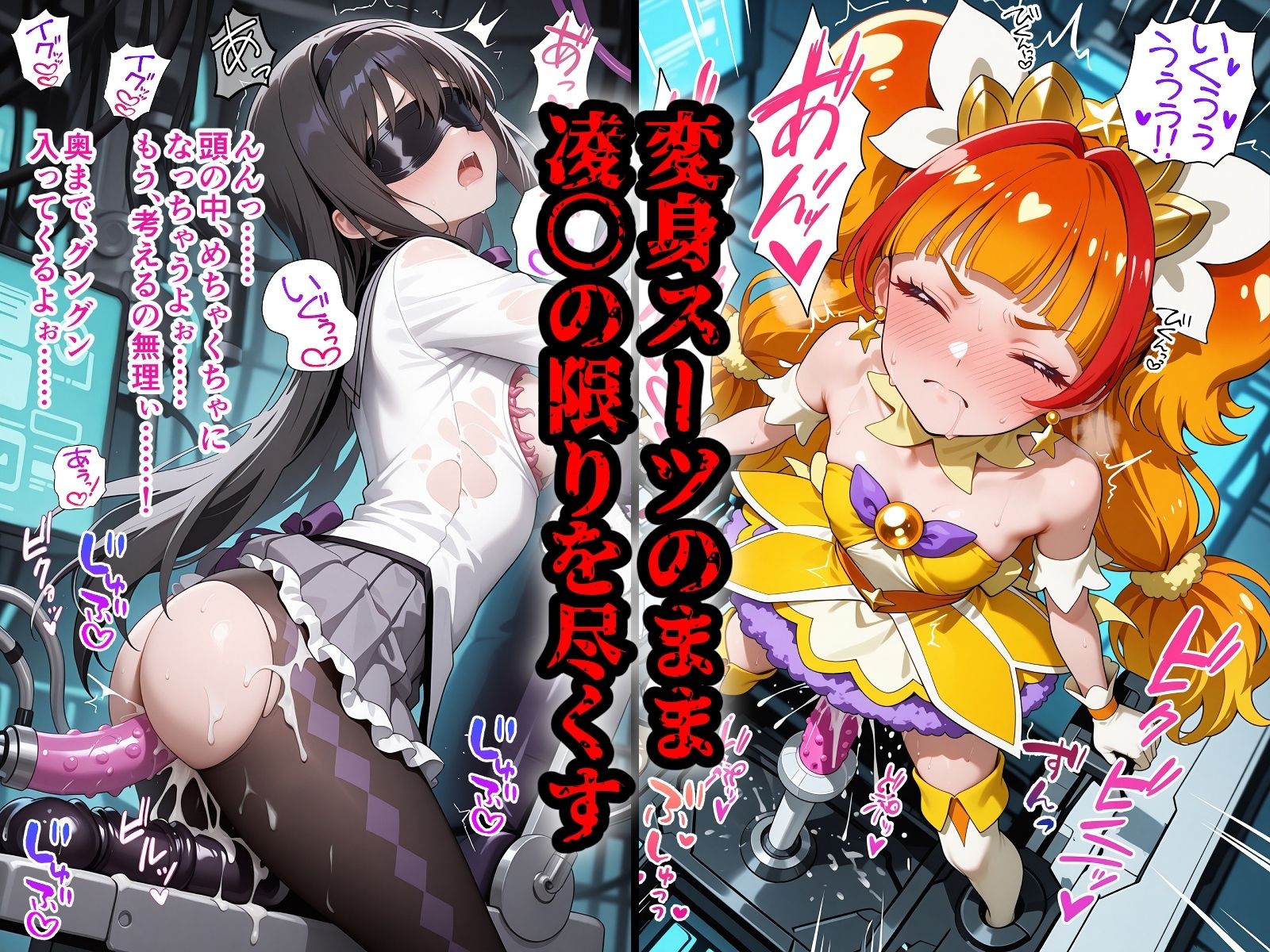 完全敗北魔法少女 ま〇か ほ〇ら 屈服するまでが魔法少女だ1 - サンプル画像 10