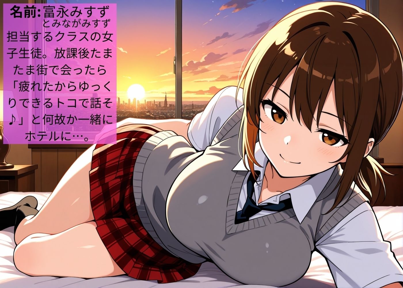 担任教師の僕に痴女ギャル生徒が甘い誘惑で迫ってくるんだが【淫乱】【女子校生】【中出し】【CG500枚】 - サンプル画像 1