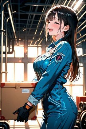 汗だくつなぎと黒髪清楚 〜工場作業員のひとり人妻オナニー勤務〜 - サンプル画像 2