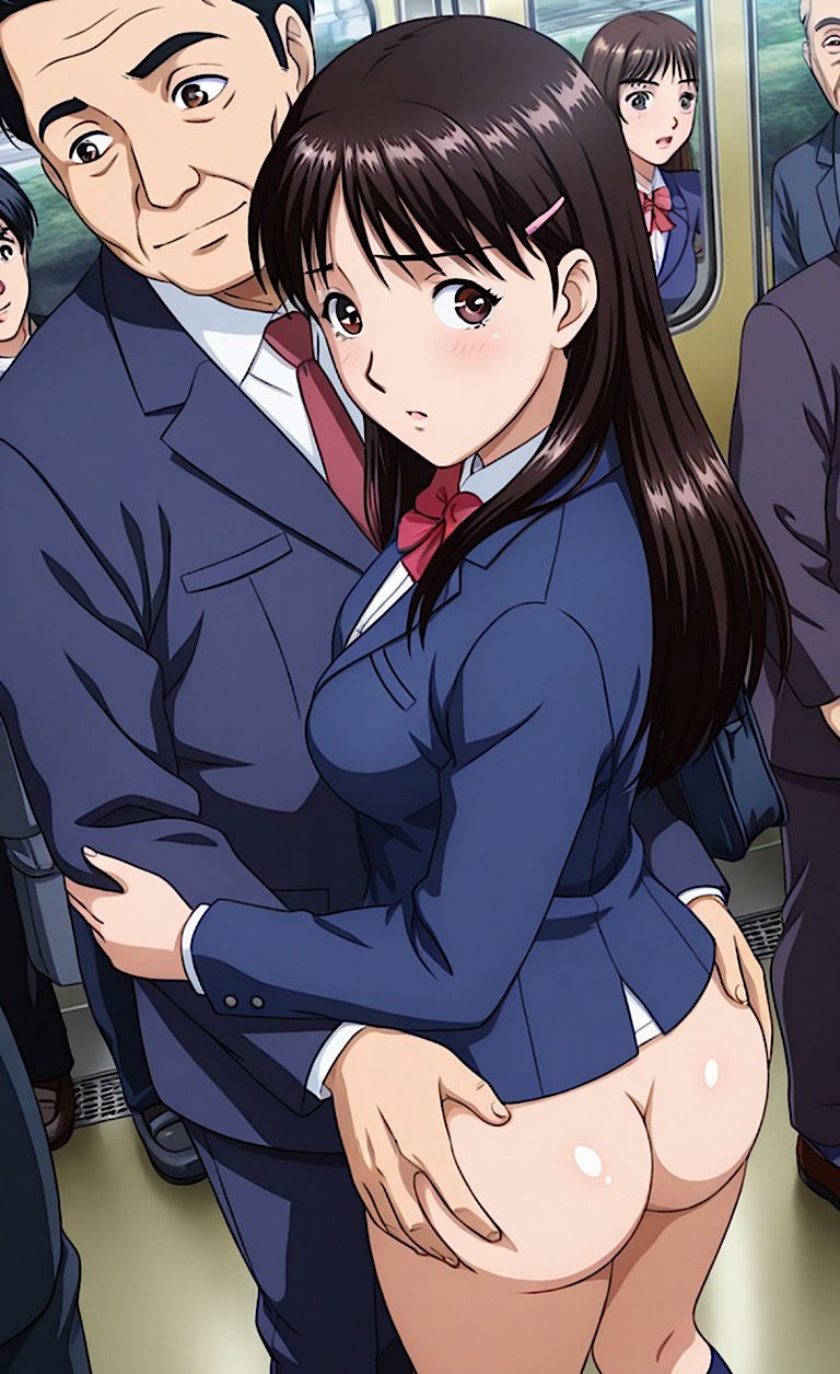 【女子校生】痴●車チューマス事件！ - サンプル画像 8