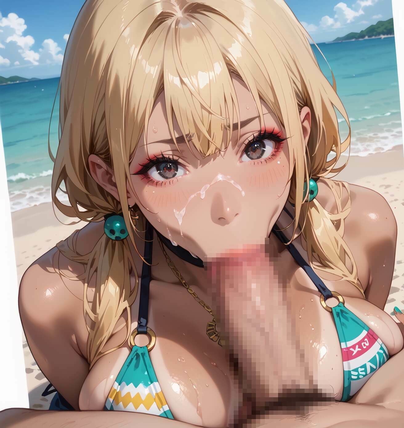 ビキニ美女がビッチすぎ！3〜やっぱギャルのまんこはゆるゆるな件〜・260枚 - サンプル画像 10