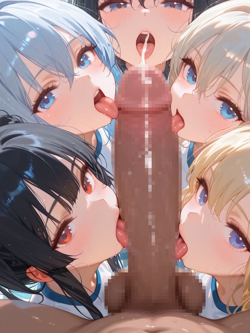 巨乳ブルマ女子とハーレムエッチ2 - サンプル画像 6