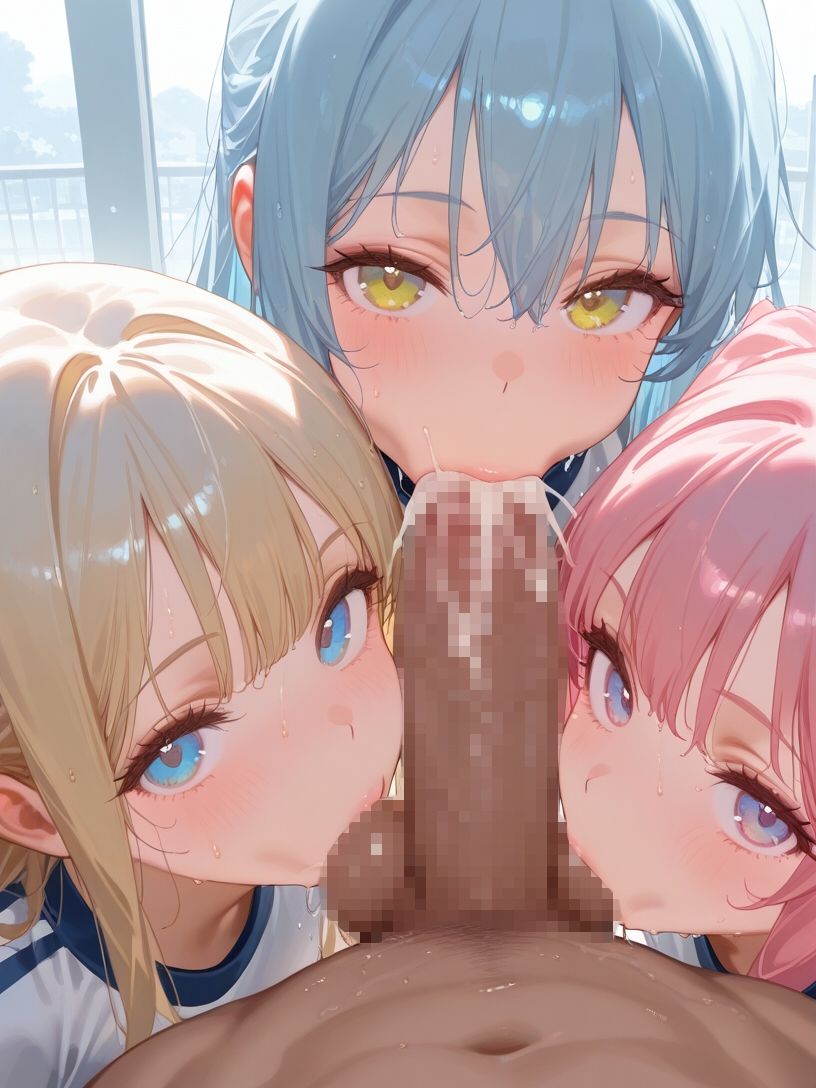 巨乳ブルマ女子とハーレムエッチ3 - サンプル画像 5