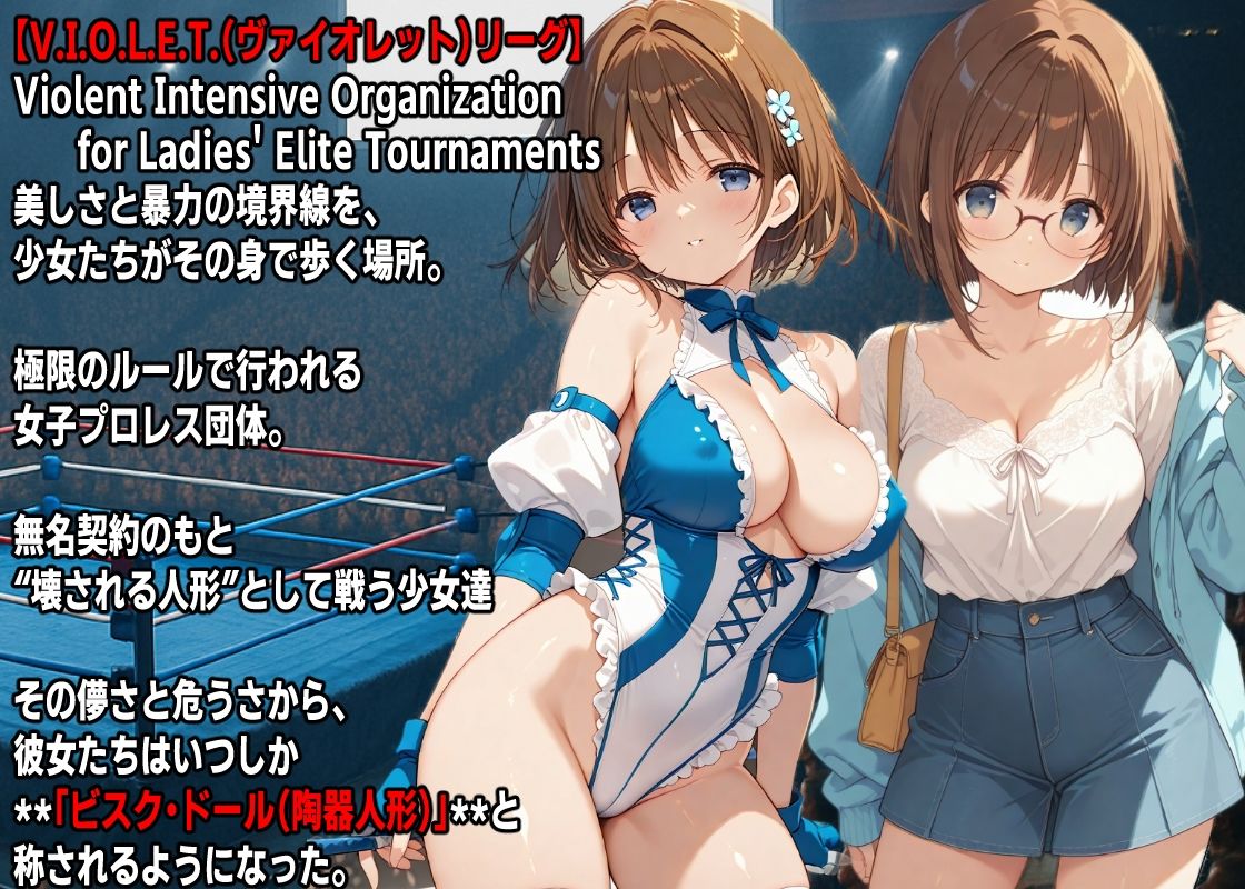 AIアイドルプロレス地獄変  〜「青コスちゃん」の場合〜 - サンプル画像 1