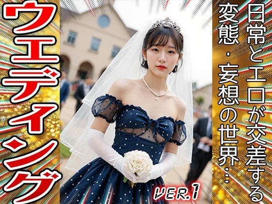 純白のウェディングドレス〜教会でSEXする花嫁 1 - サンプル画像 6