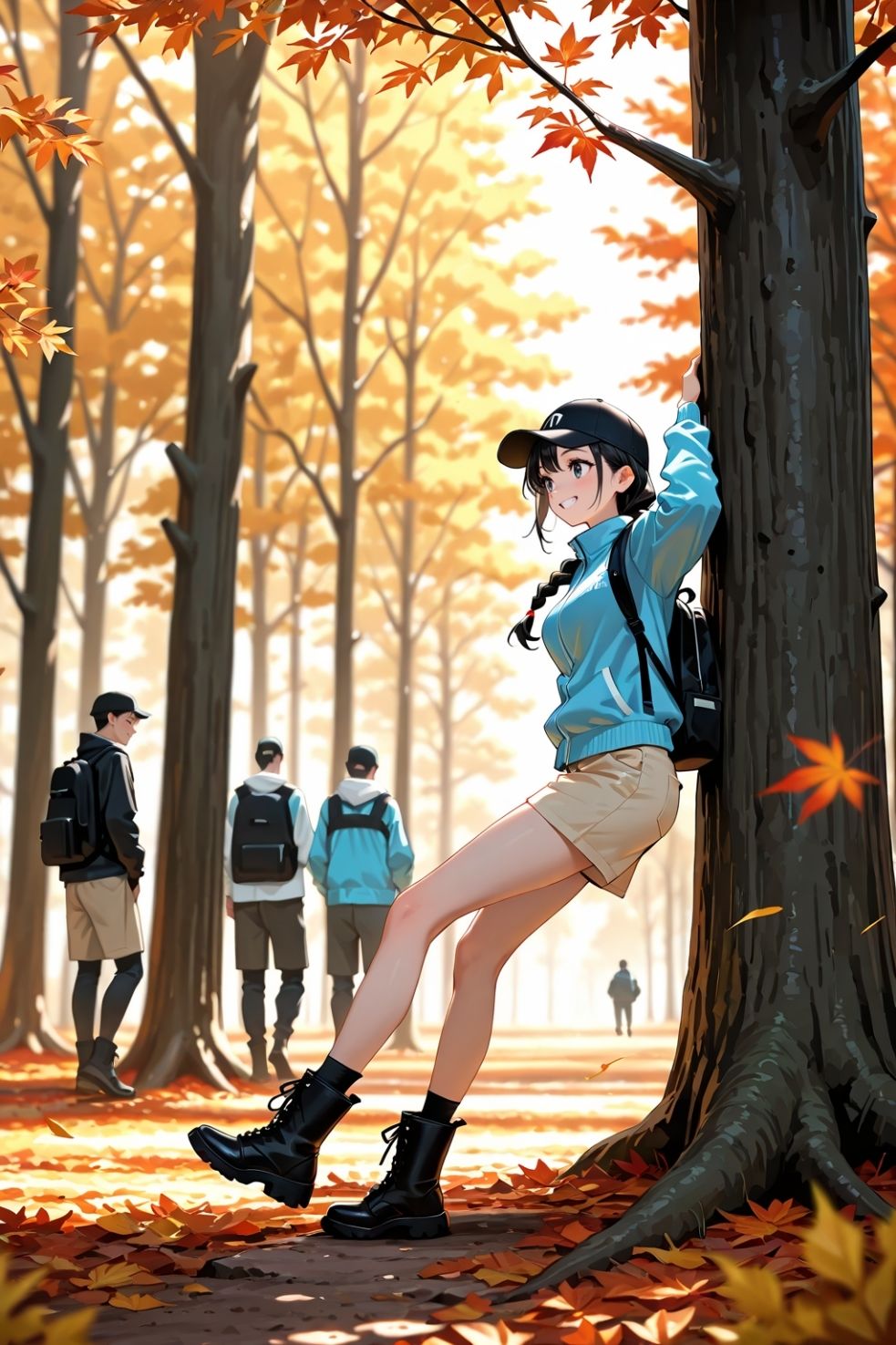 登山サークル女子メンはただの肉玩具 - サンプル画像 1