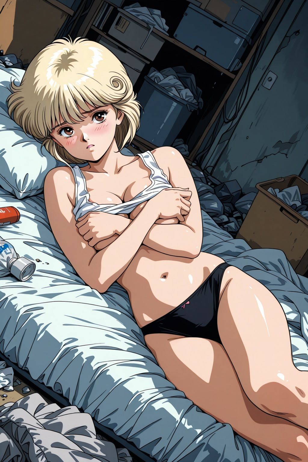 汚部屋に監禁されロストバージン励ましセックス  天●あい - サンプル画像 5