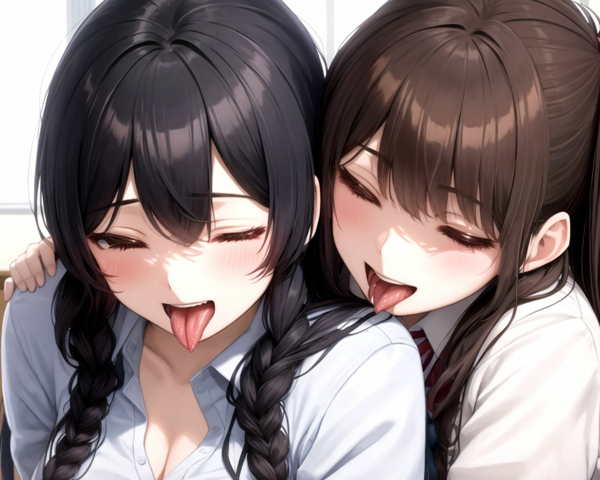 同級生とのレズセックスに溺れるまで - サンプル画像 7