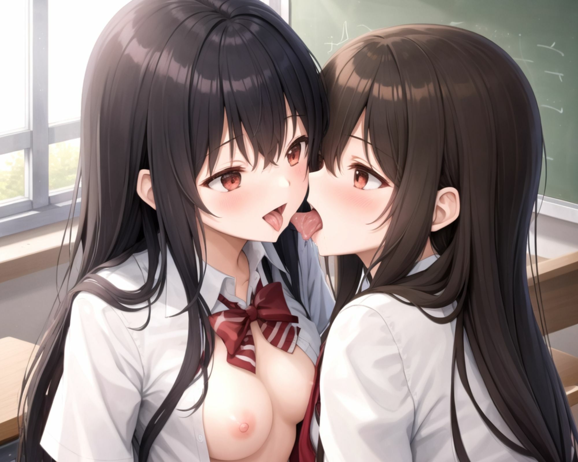 同級生とのレズセックスに溺れるまで - サンプル画像 9