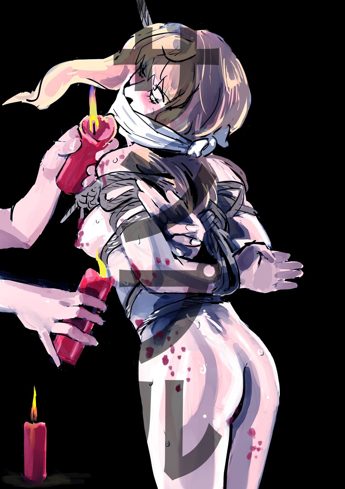 シェリル・ノーム  緊縛イラストコレクション - サンプル画像 2