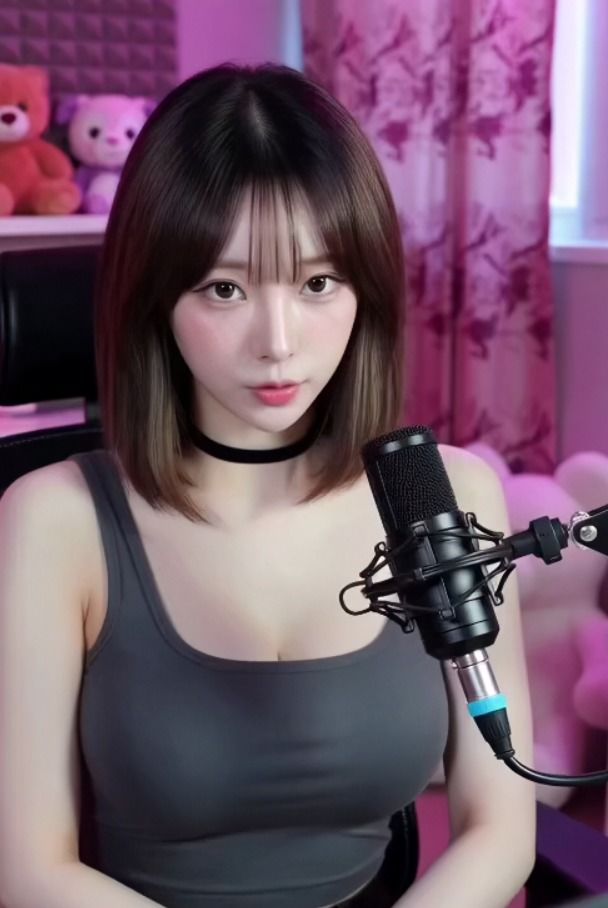 配信中に男が… - サンプル画像 1