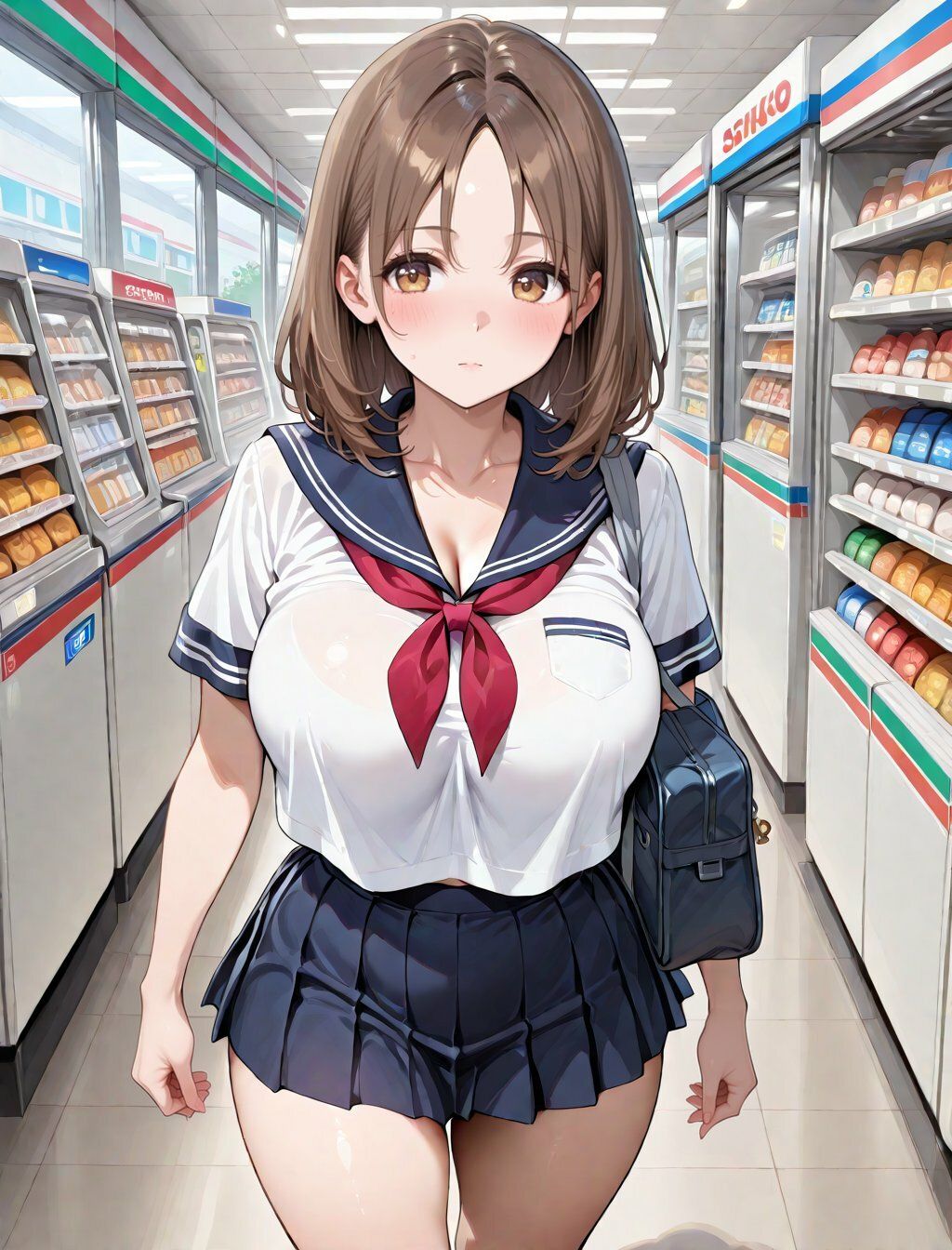 万引き現行犯、店内で犯●れる - サンプル画像 1