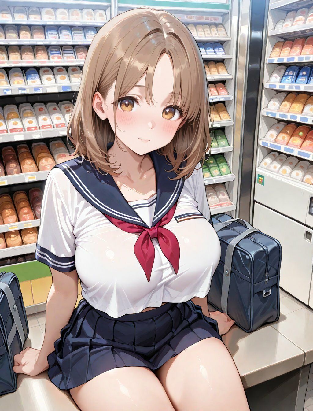 万引き現行犯、店内で犯●れる - サンプル画像 2