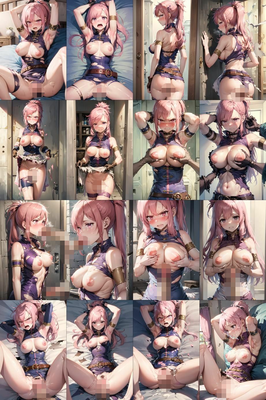 敗北・号泣 女騎士たち（ファイアーエムブレム 聖魔の光石） - サンプル画像 10