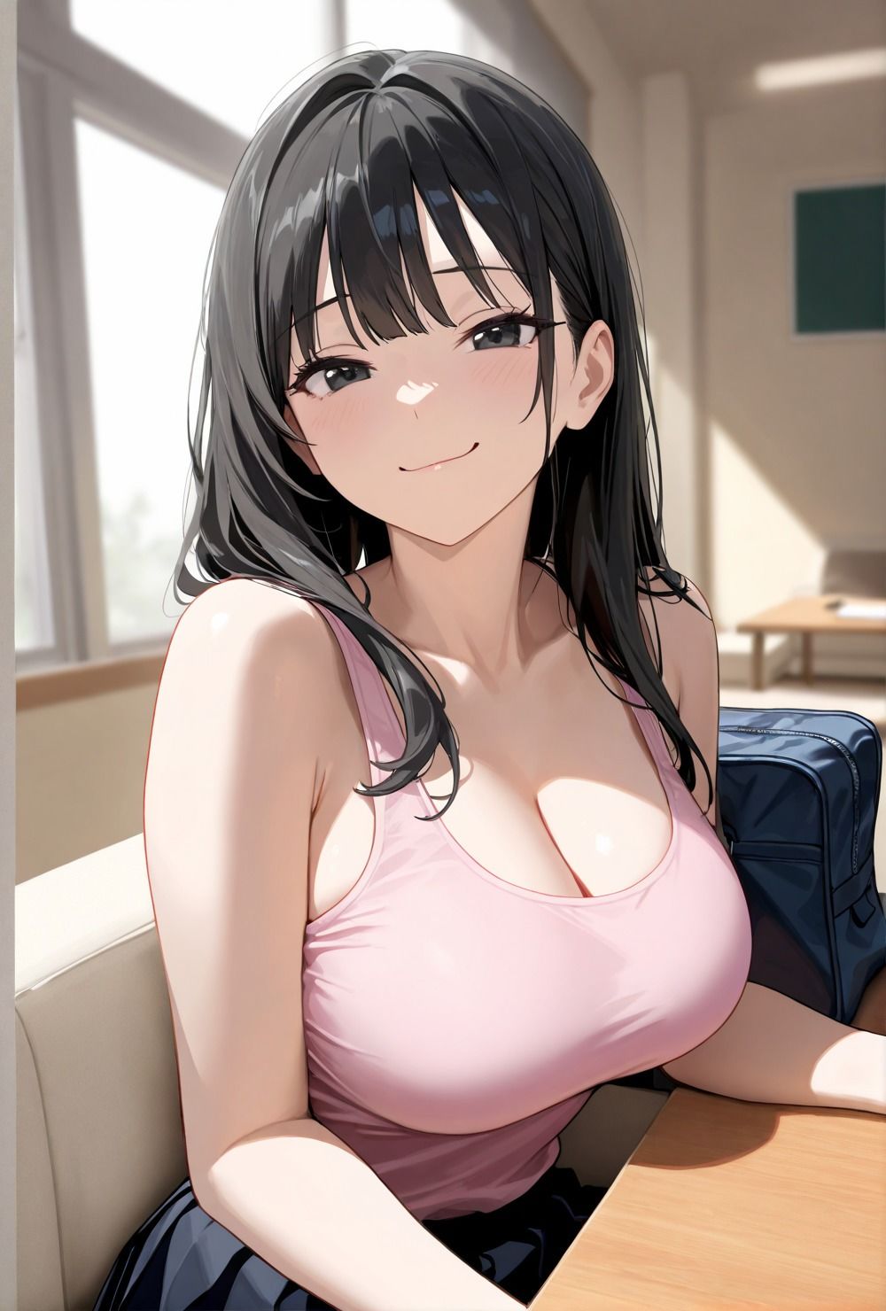 巨乳生徒に本気SEX指導 - サンプル画像 1
