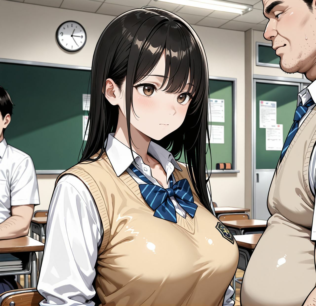 変態教師の専用肉便器〜学園の女子達は性処理オナホと化す〜 - サンプル画像 2