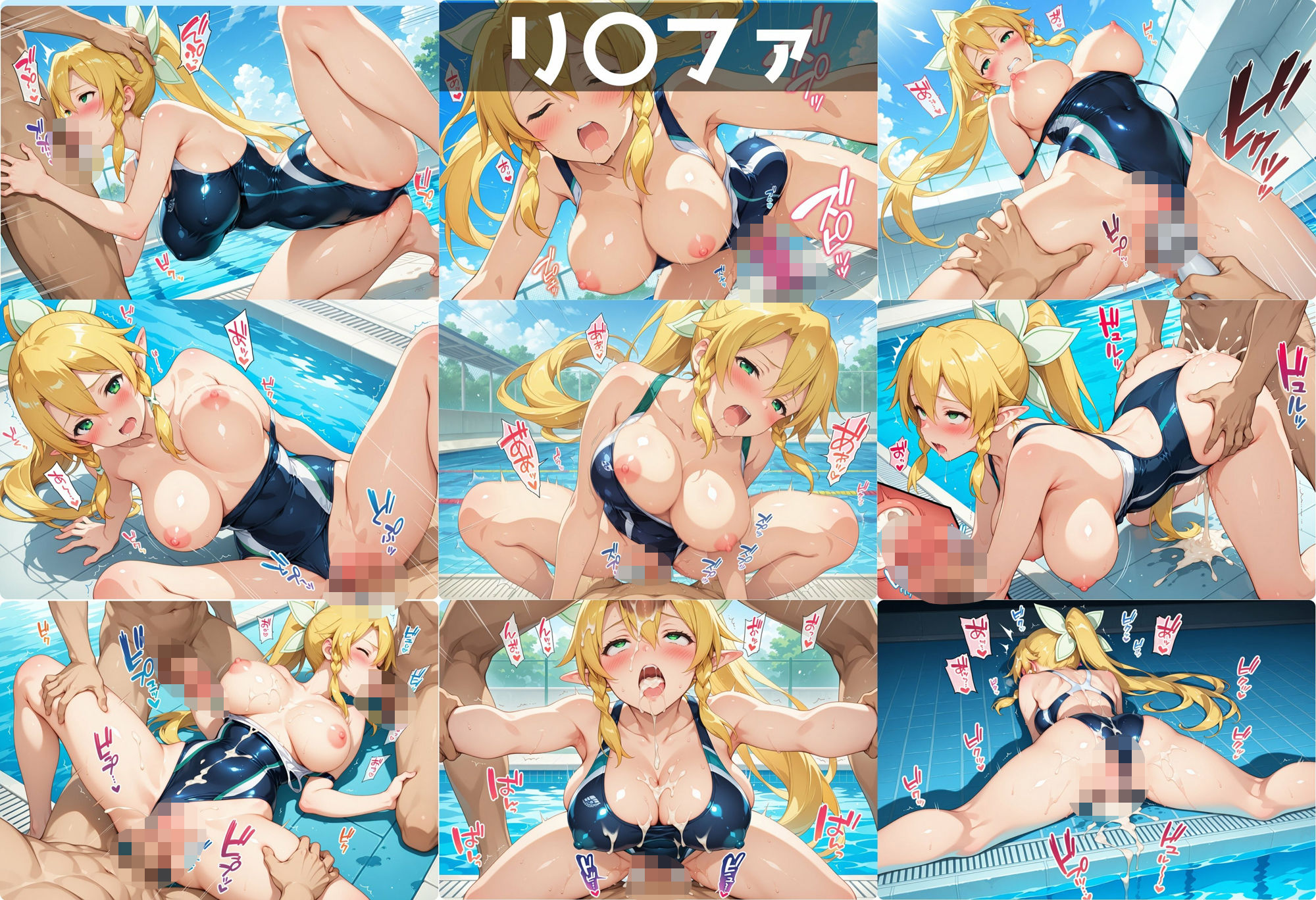 着せ替えヒロインCOLLECTION  ーSA〇ー  競泳水着コス総集編 - サンプル画像 10