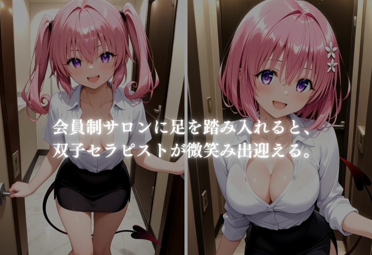 秘密の極上サロン〜双子セラピストのおもてなし〜 ナナ＆モモ編 - サンプル画像 3