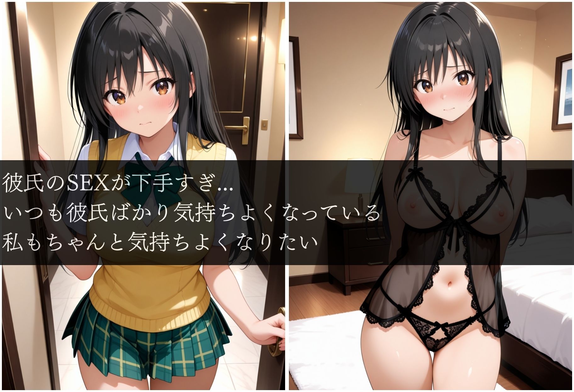 彼氏のSEXが下手すぎて女性用風俗で彼氏を忘れた夜古手川編 - サンプル画像 1