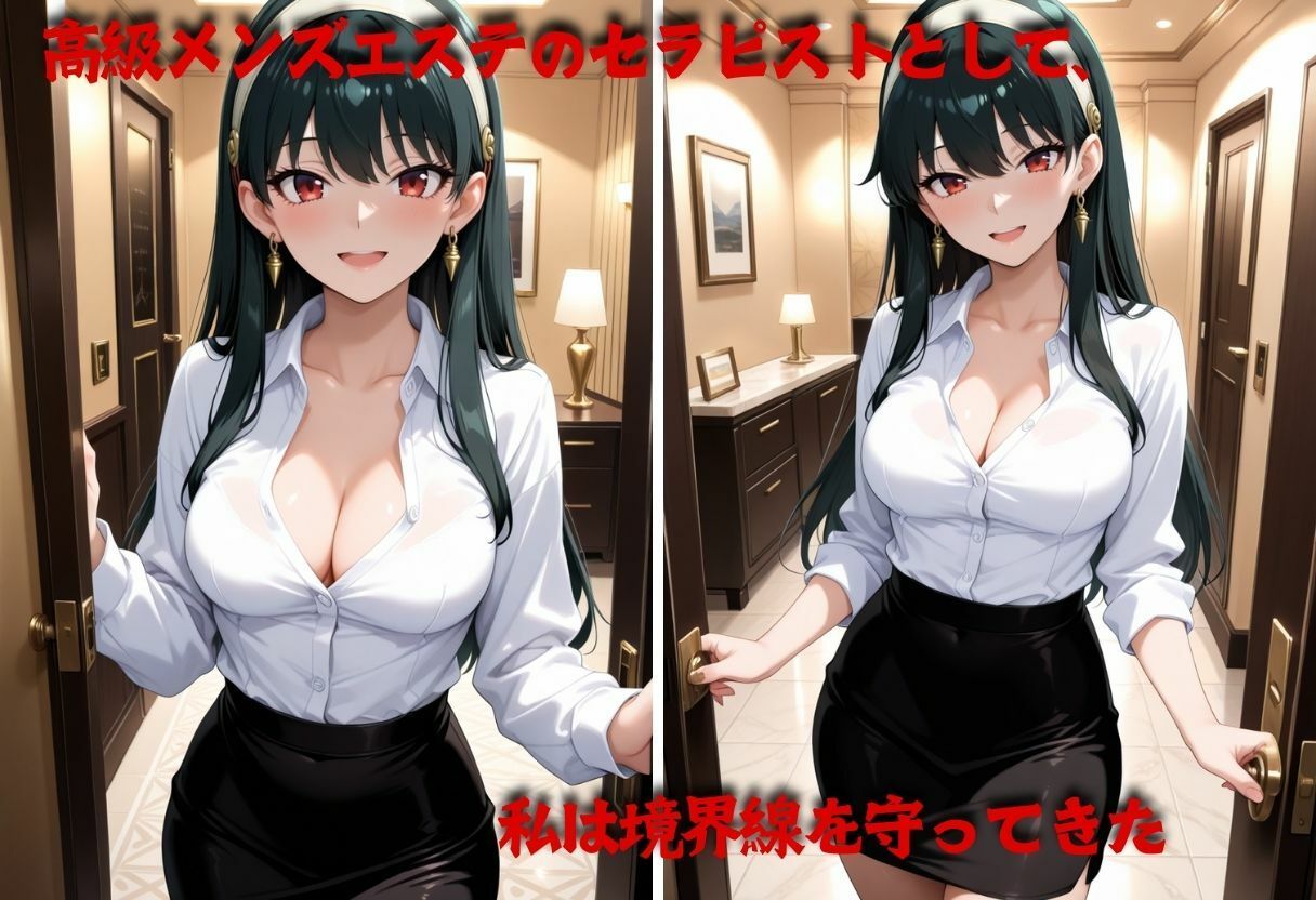 高級メンエス嬢、越えた一線〜ヨル・フォージャー〜 - サンプル画像 1