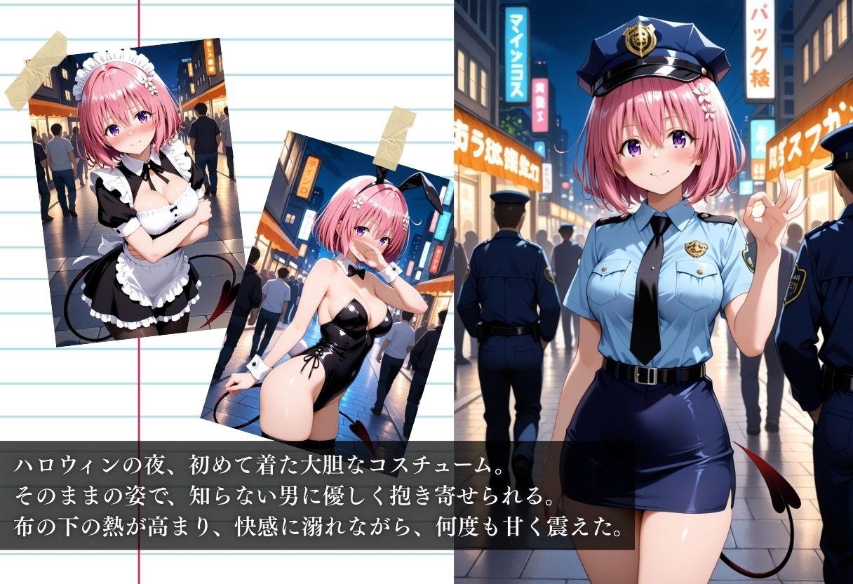 ハロウィンの夜に絶頂コスプレ性行為パーティー モモ・ベリア・デビルーク編 - サンプル画像 1