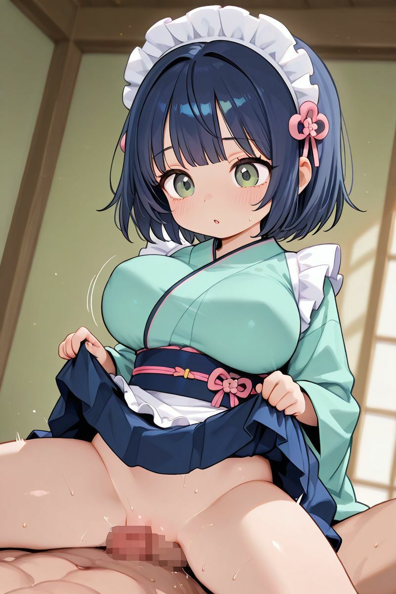 温泉宿に行ったら巨乳の女の子がエッチなサービスで生挿入してくれた「たくさん癒してあげます」 - サンプル画像 3