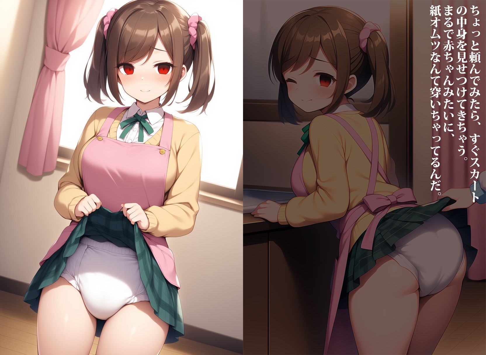 二重人格な保母さんは、精神退行で、すぐお漏らししちゃうの。 - サンプル画像 1