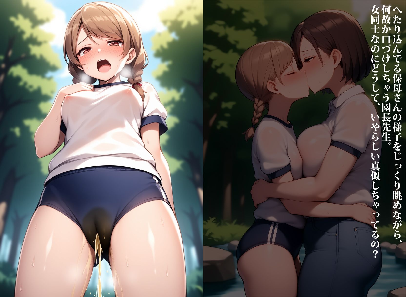 二重人格な保母さんは、精神退行で、すぐお漏らししちゃうの。 - サンプル画像 7