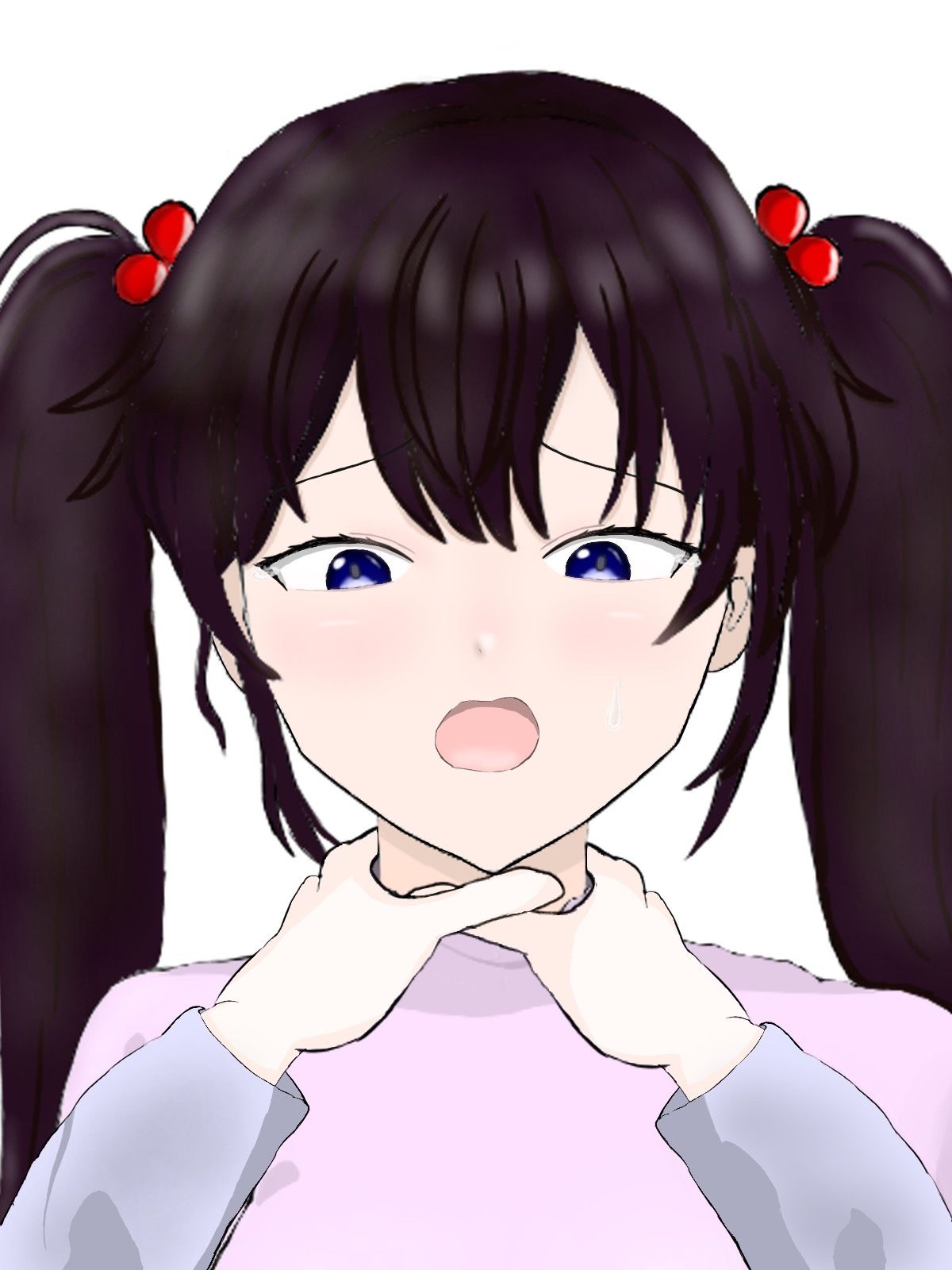 美少女首絞めCG集 - サンプル画像 3