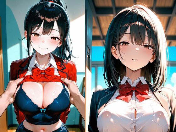 爆乳女子校生と中出し10連発 - サンプル画像 4