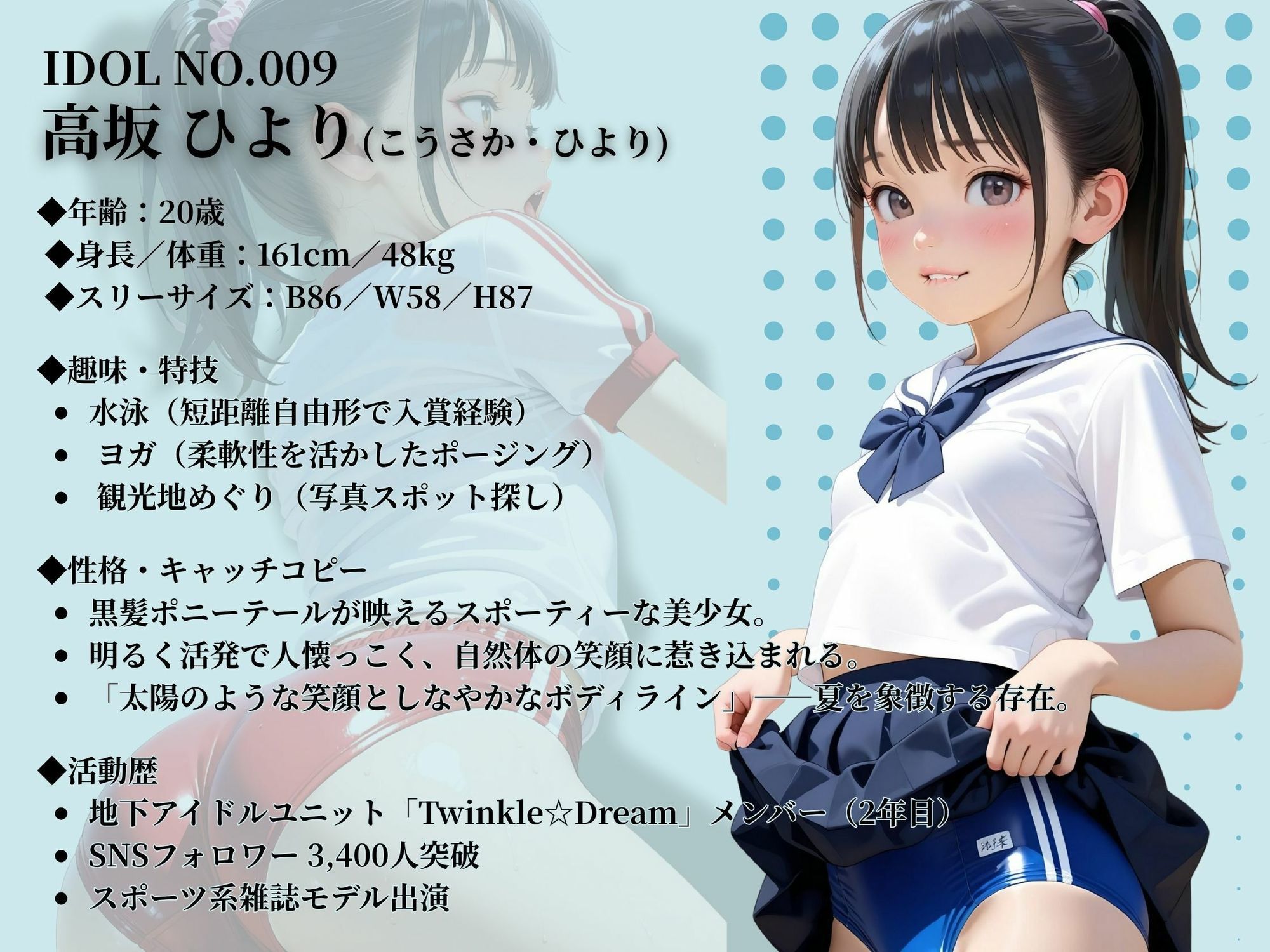 裏撮りIDOL vol.5  〜ひよりとみなと、夏に揺れるふたりの素顔〜 - サンプル画像 1