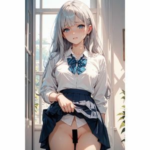 銀髪JKを好きにする本 - サンプル画像 1