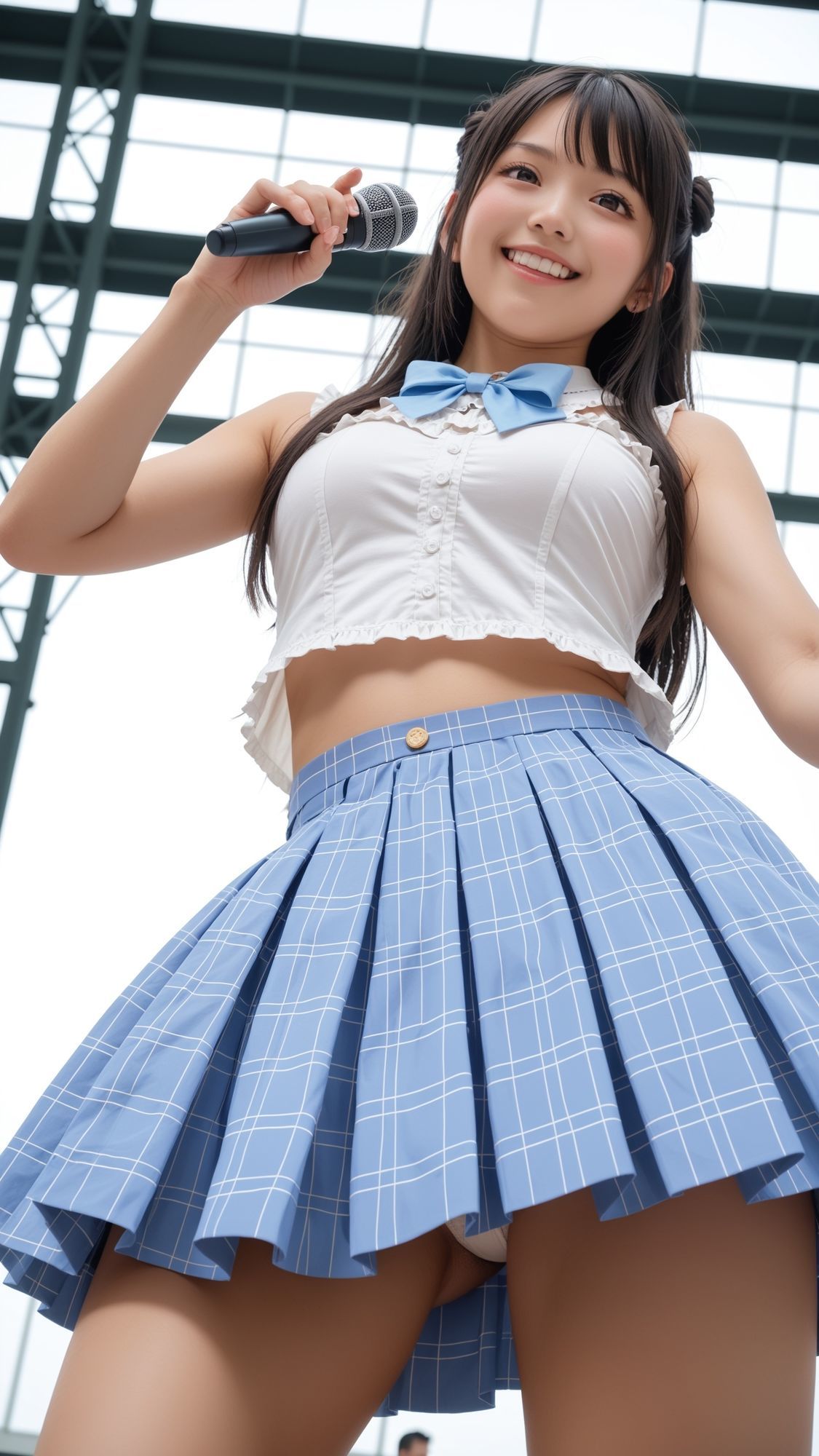 【動画】最前列パンチラアイドルステージ - サンプル画像 1