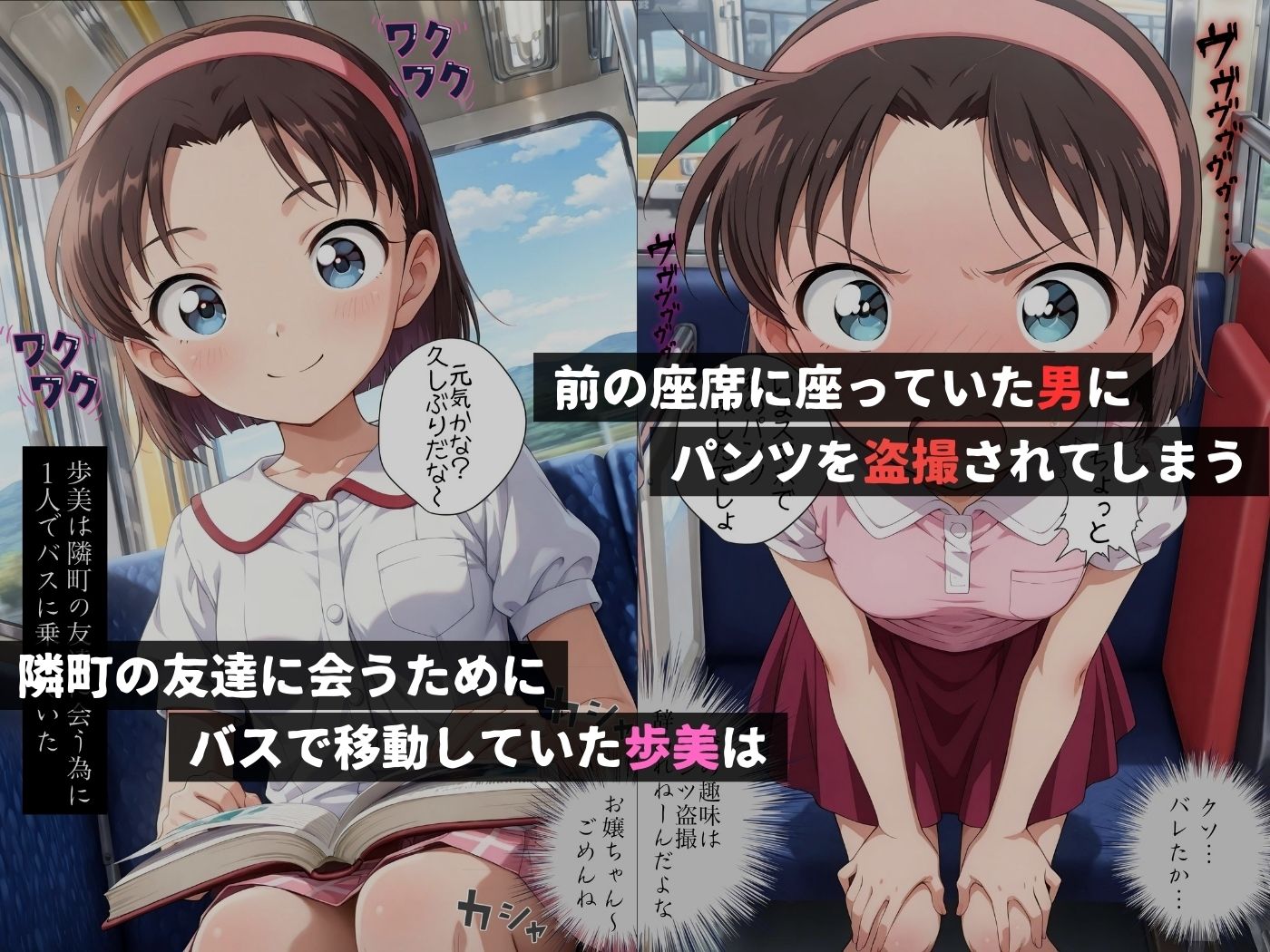 痴●バス〜パンツ盗撮を注意しただけなのに〜吉田●美編 - サンプル画像 1