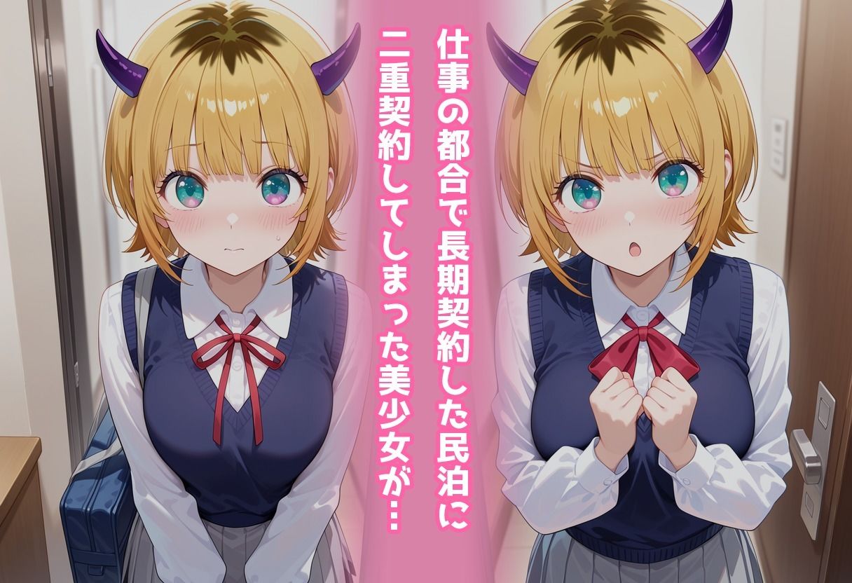 民泊トラブル！？…美少女と突然の強●ルームシェア性活 〜ME●ちょ編〜 - サンプル画像 1