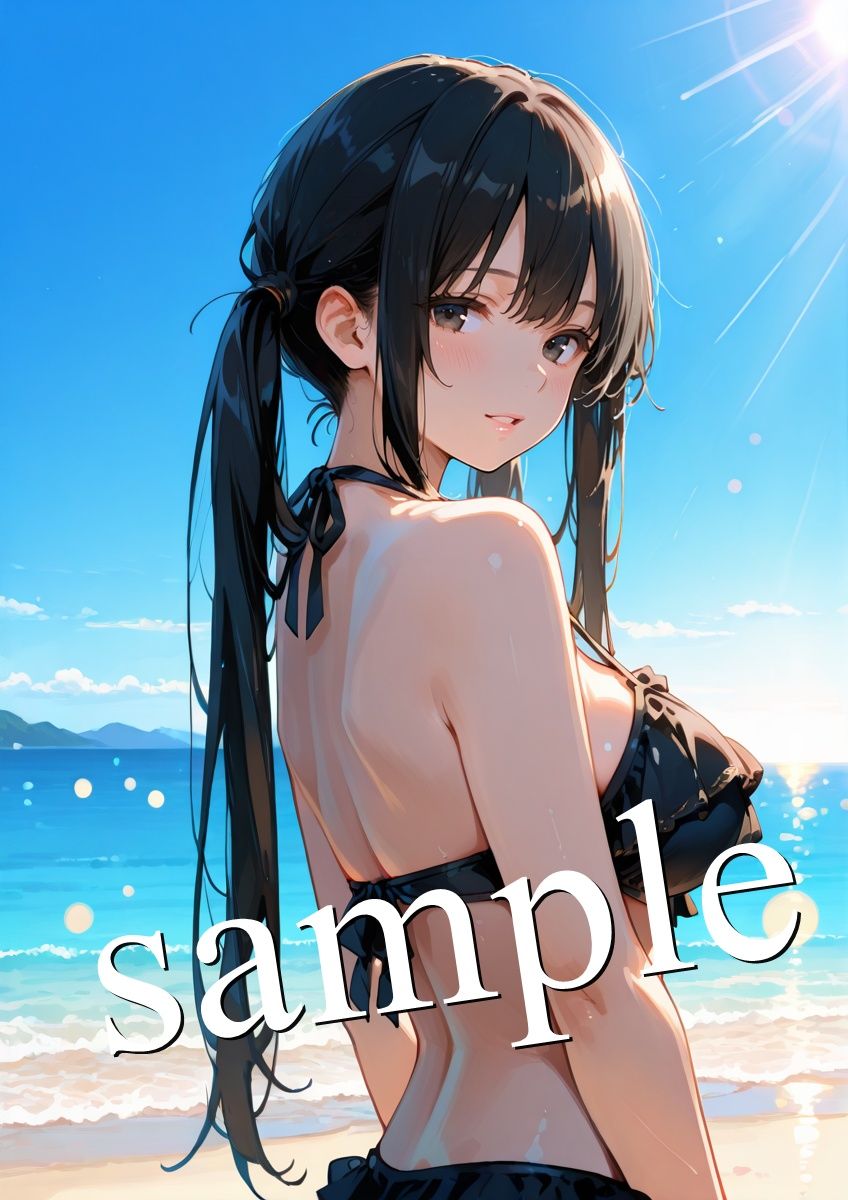 ここあの水着な一日 - サンプル画像 1